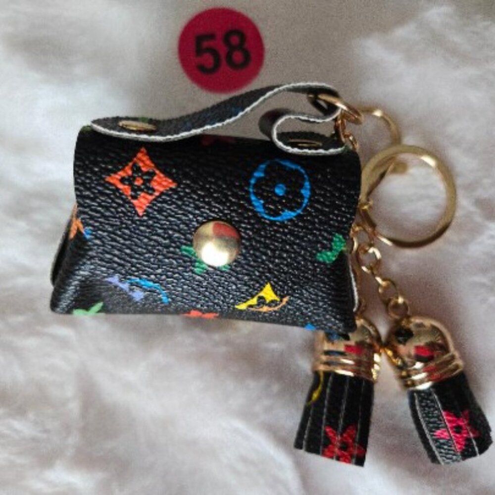 Mini Wallet Purse Bag Charm/Keychain SILVER or BLACK⭐️NWT - Picture 10 of 15